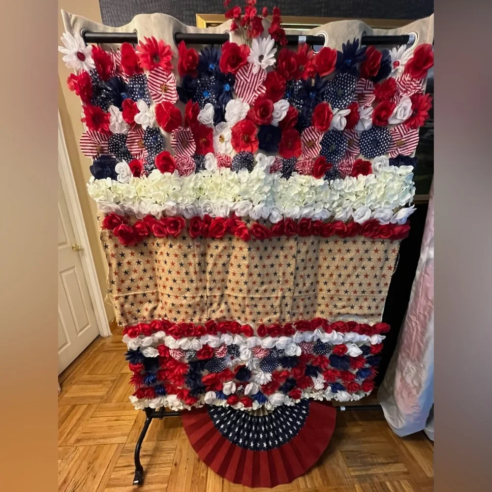 Handmade Flower Wall Photo Party Backdrop